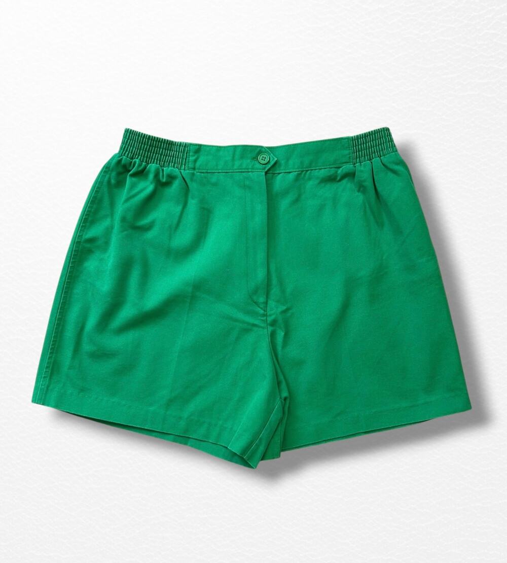 Vintage 1980s Jordan Marsh High-Waisted Shorts, Size 18
